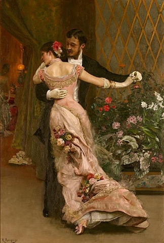 The End Of The Ball by Rogelio de Egusquiza